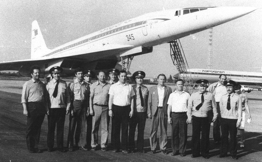 Летчики испытатели самолета ту 144