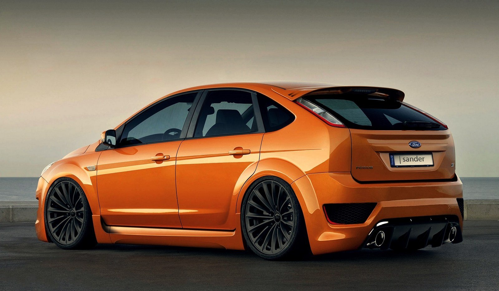 Focus St 2 Рестайлинг красный