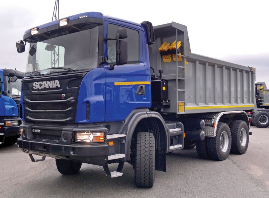 Scania p400 самосвал