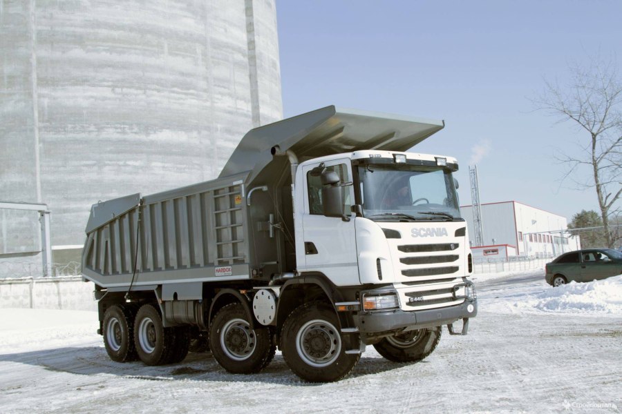 Самосвал Scania r420, 8х4
