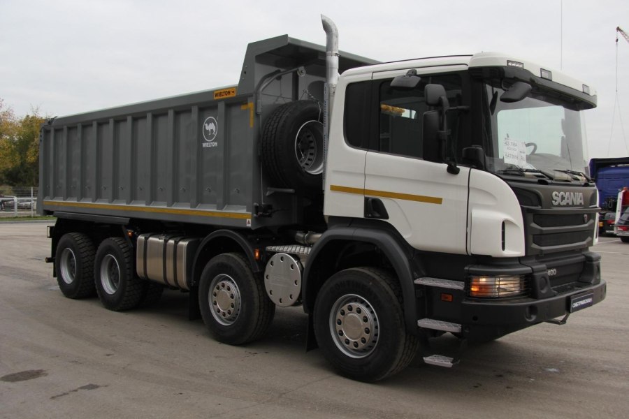 Самосвал Scania p400 8x4