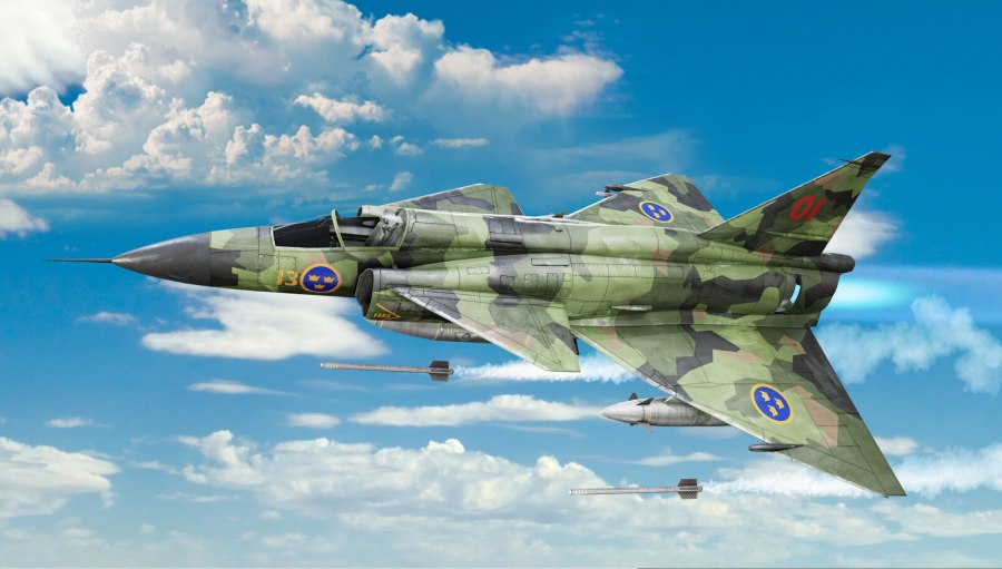 Saab AJ.37 Viggen тактический ударный истребитель