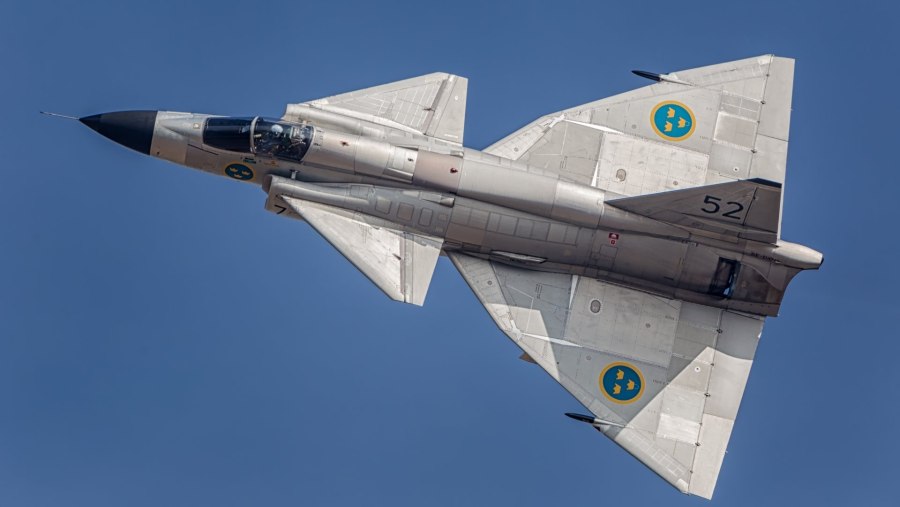 Самолет Сааб 35 Дракен