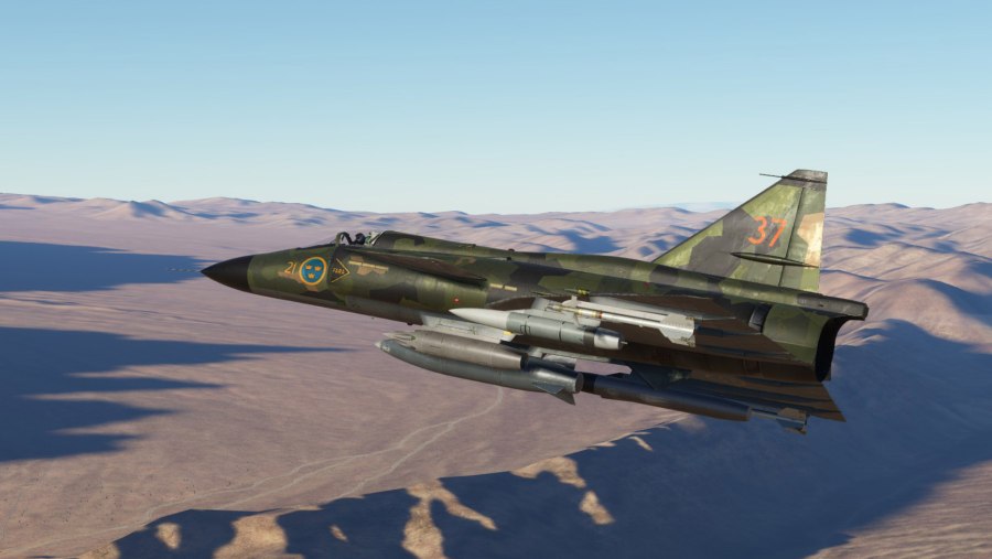 DCS Viggen Night
