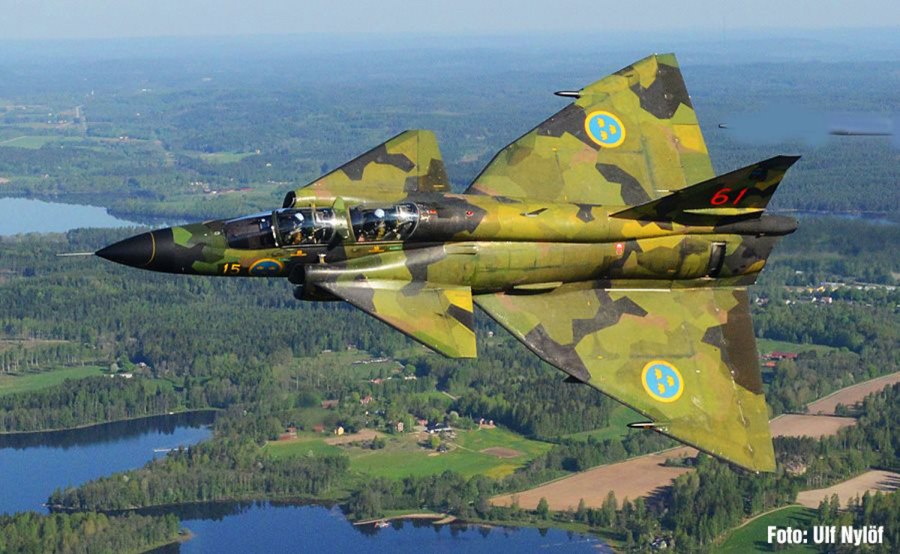 Saab 37 Viggen two Seater Mask