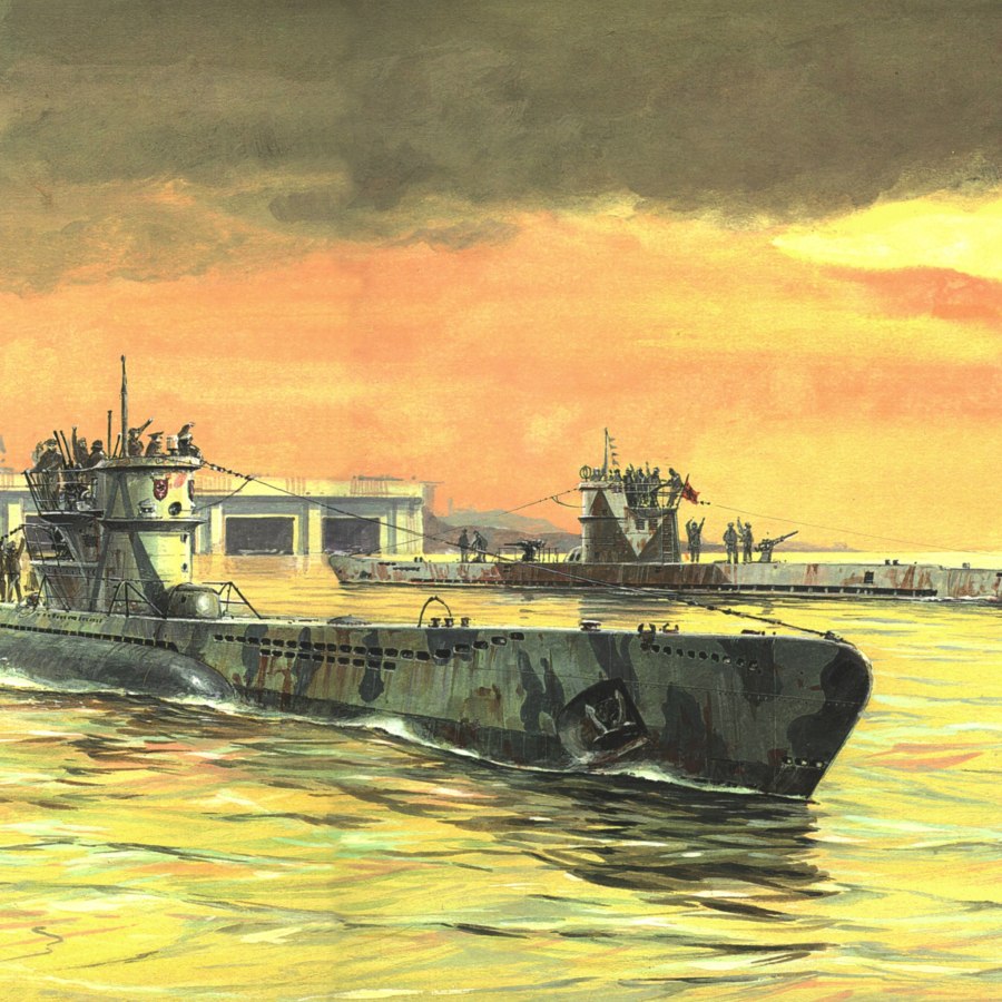 Немецкая подводная лодка второй мировой войны