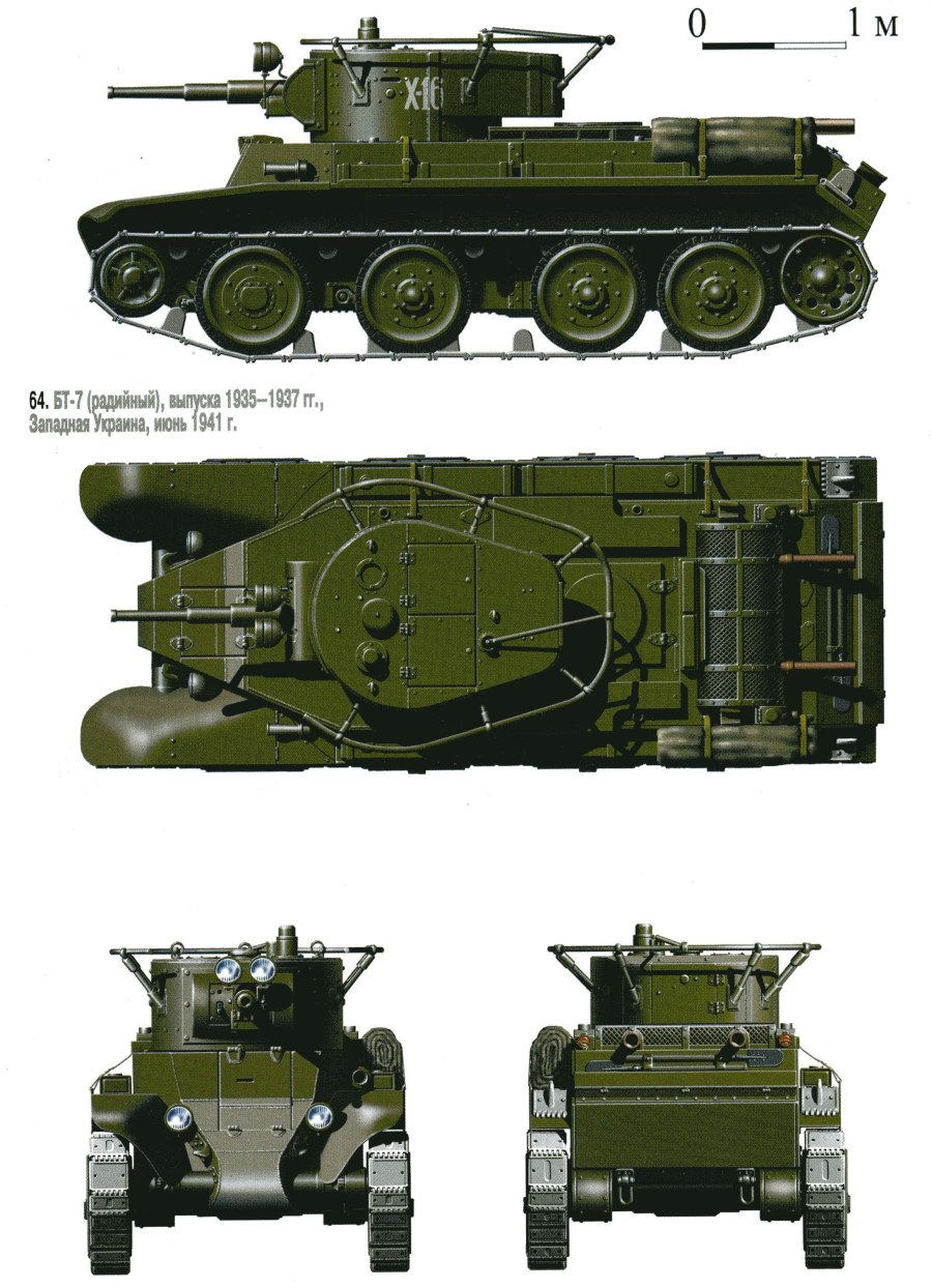 Командирский танк БТ-7а