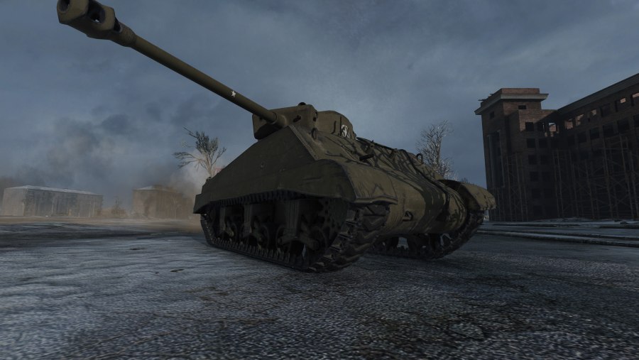 World of Tanks бой