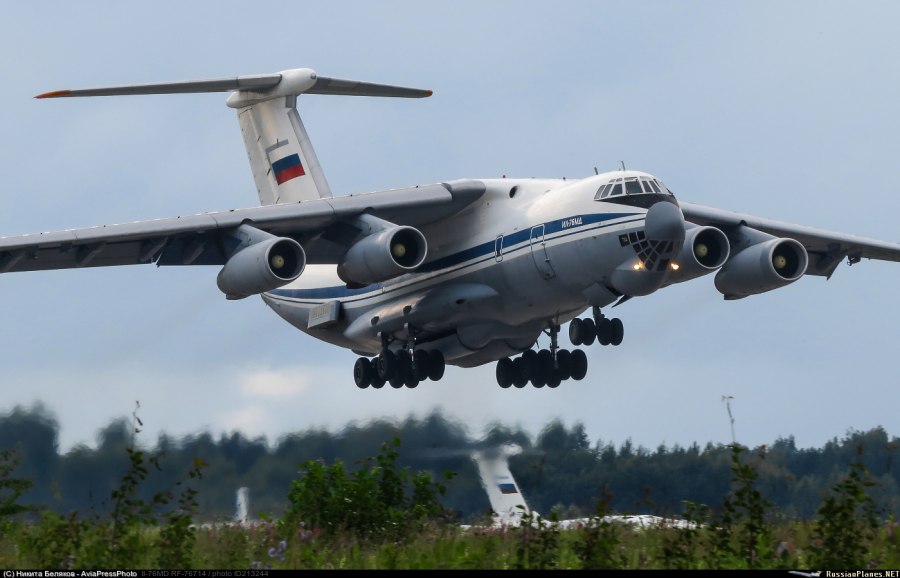 Ил 76 взлет