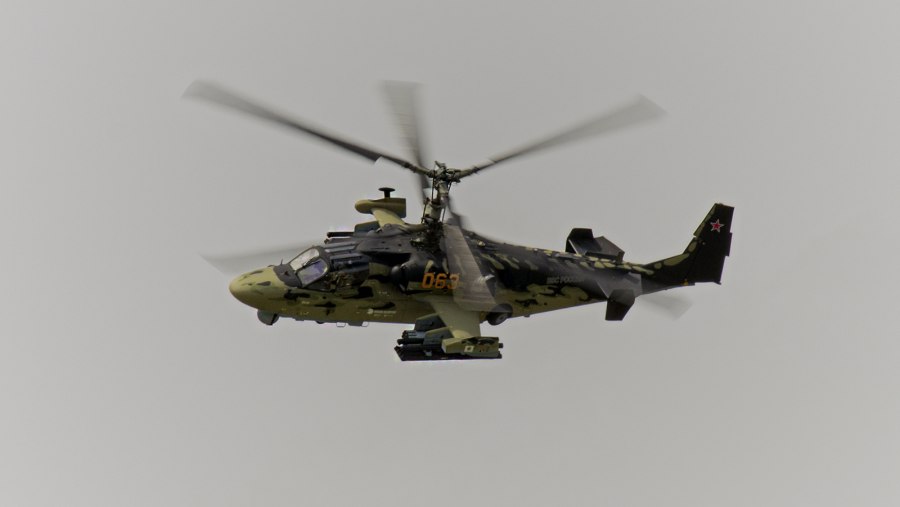 Модель вертолета ка-52