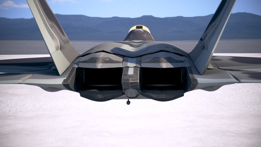 Lockheed/Boeing f-22 Raptor кабина