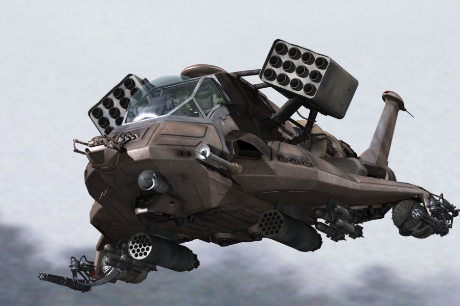 Боевой вертолет "Ah-64 Apache"