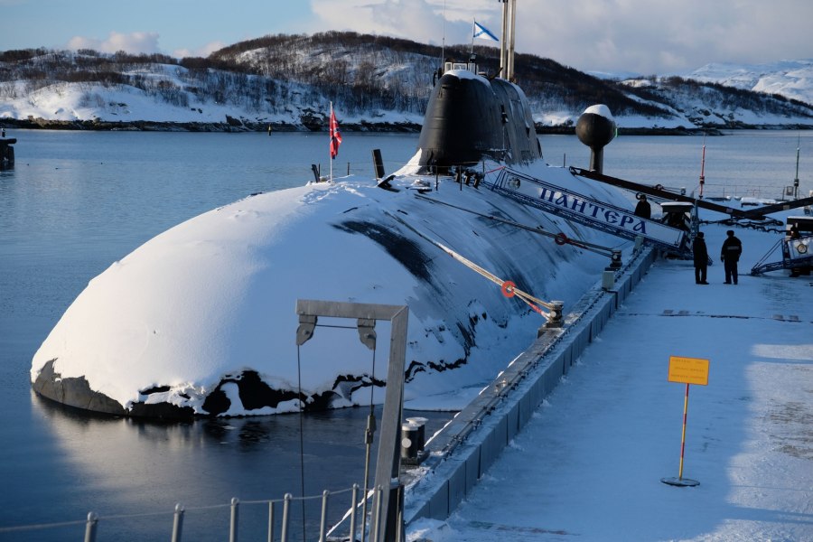 Гаджиево база подводных лодок Северного флота город