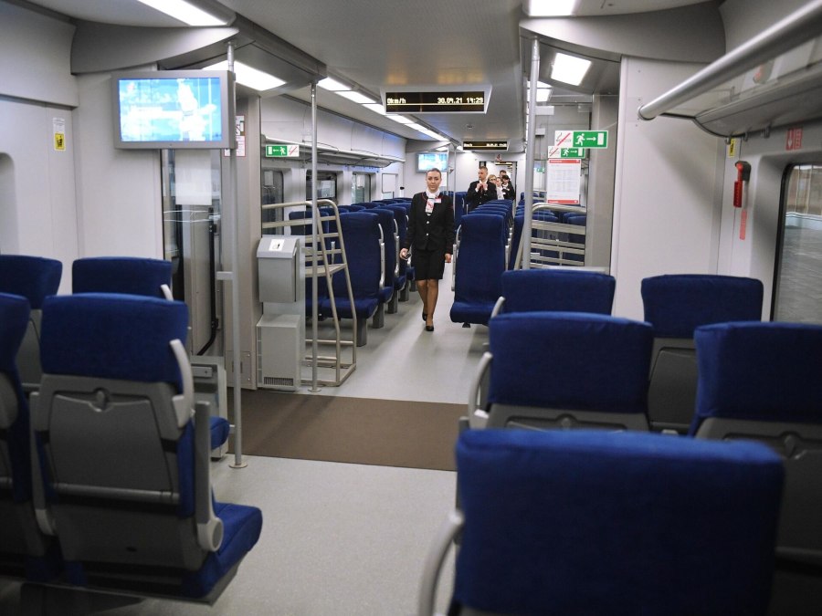 Ласточка Москва Санкт Петербург бизнес класс вагон 2