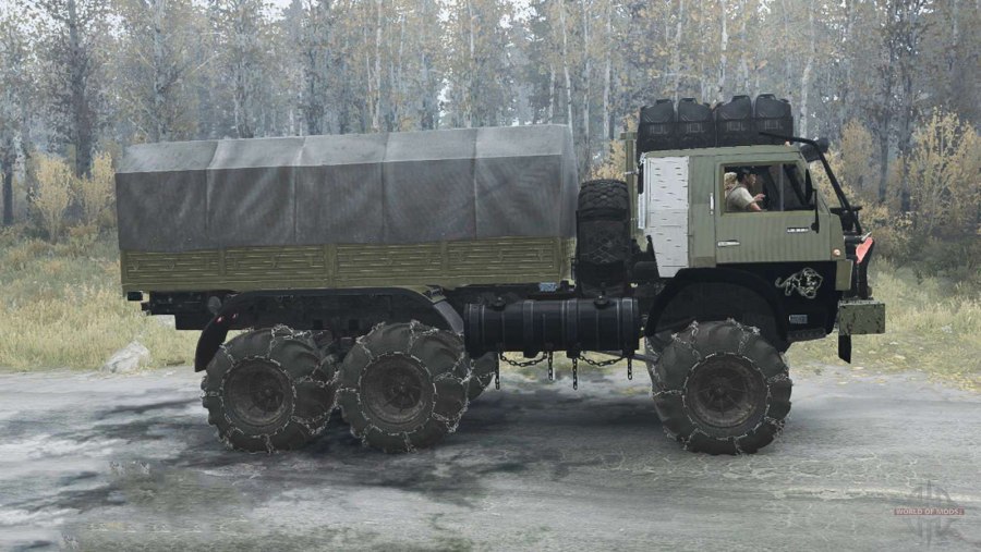 КАМАЗ вездеход 6х6
