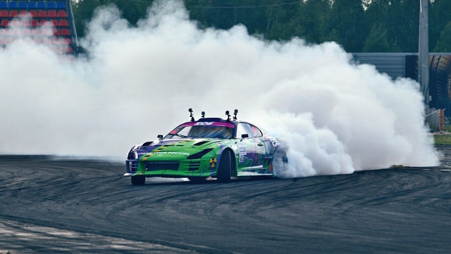 Ford Mustang Hoonicorn дрифт
