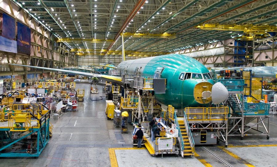 Renton Boeing Factory 737 Assembly