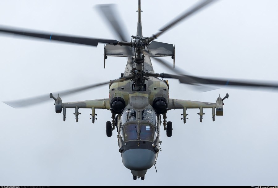 Сборка модели вертолета ка-52