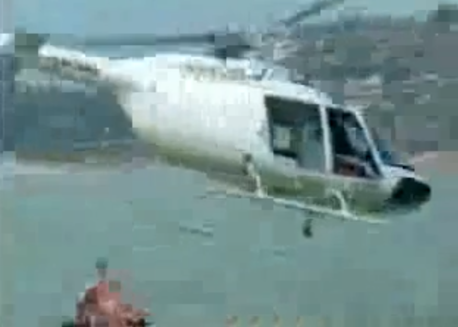 Камера сфоткала вертолет