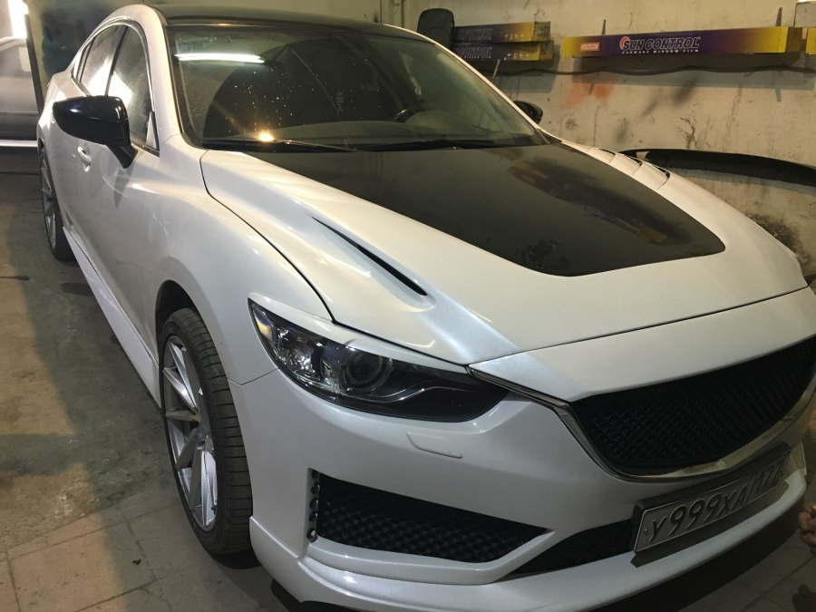 Mazda 3 BM капот карбон