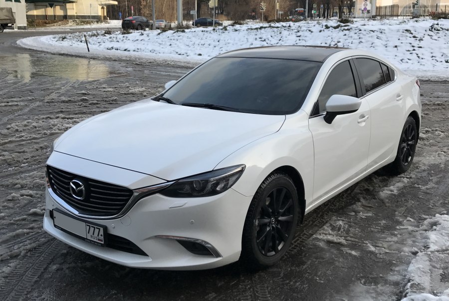 Мазда 6 белая 2015 год