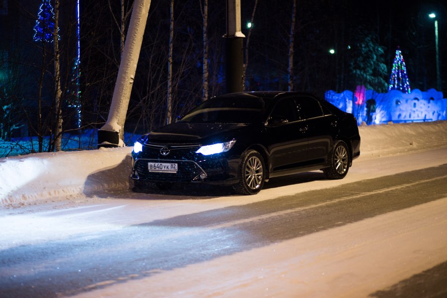 Toyota Camry 3.5 зимой
