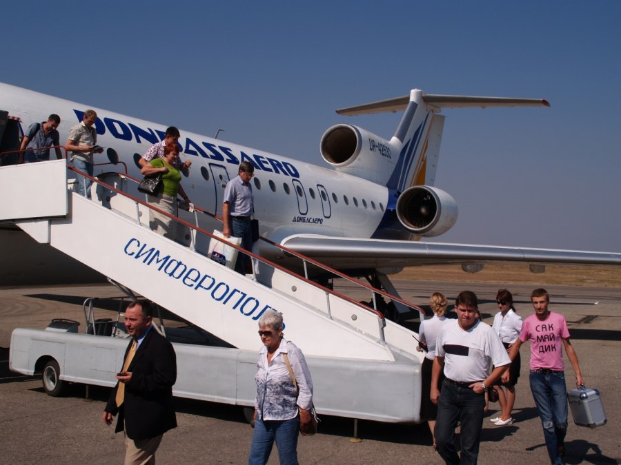 Самолёт аэропорт Крым