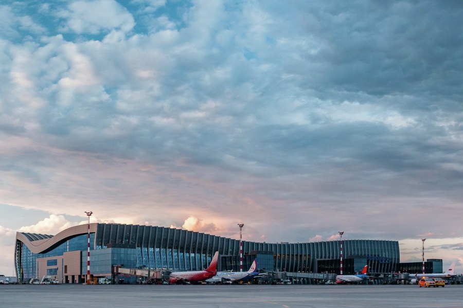 Аэропорт Симферополь зима