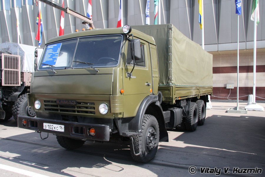 КАМАЗ 5320 тягач зерновоз