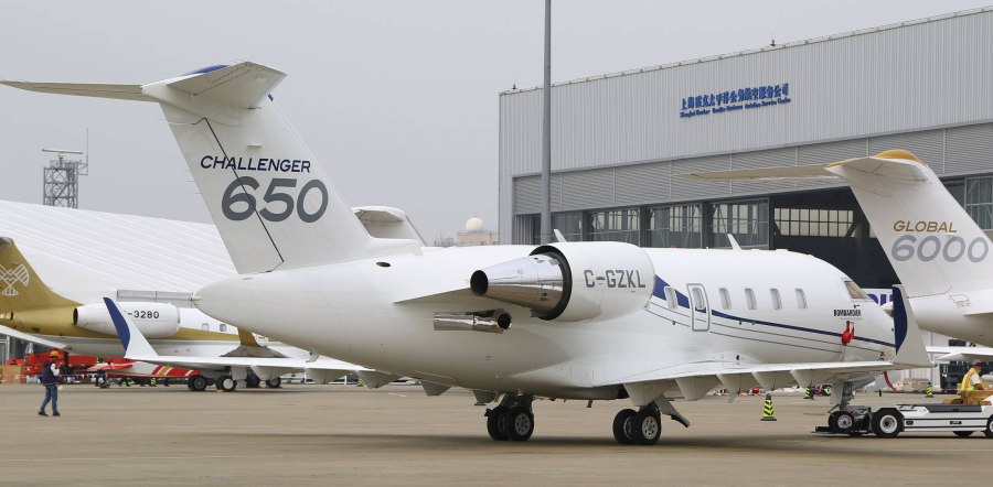 Challenger 650 самолет