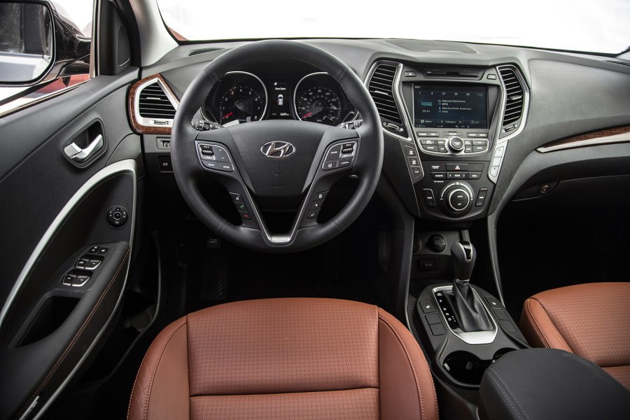 Hyundai Santa Fe 2014 салон