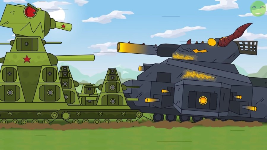 Кв-44 танк мультики Геранд