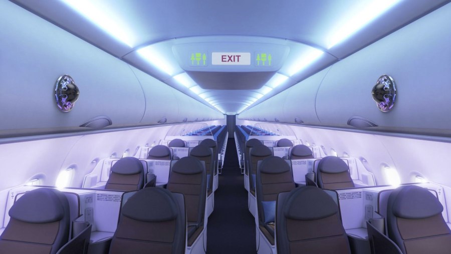 А380 Emirates внутри