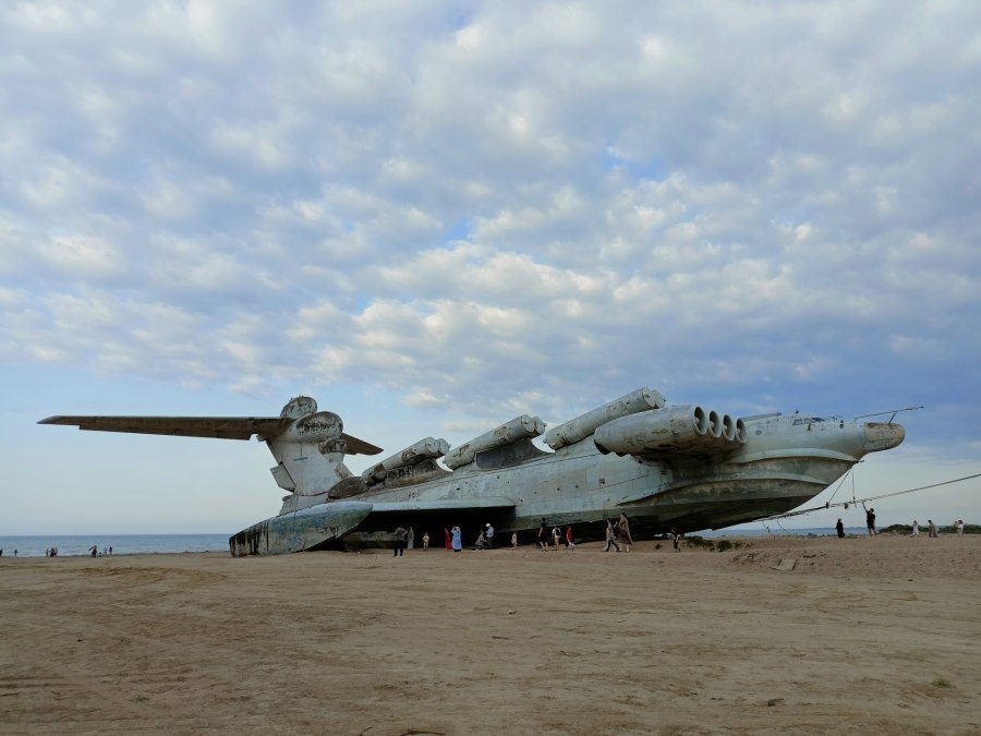 Экраноплан в Каспийске