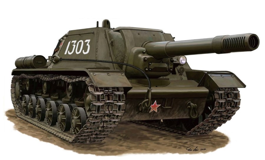 Танк ИСУ 152 зверобой