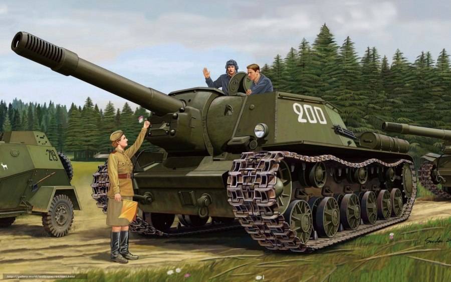 Cb35109 Bronco 1/35 Russian Heavy self-Propelled Gun su-152 (KV-14) late-Production