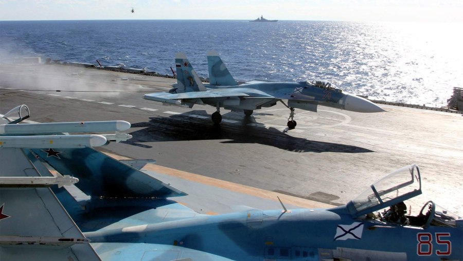 Су-33 ма ВМФ России в Сирии