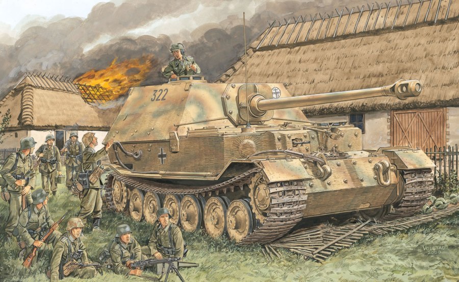 6126 Dragon 1/35 танк SD.KFZ. 184 Elefant