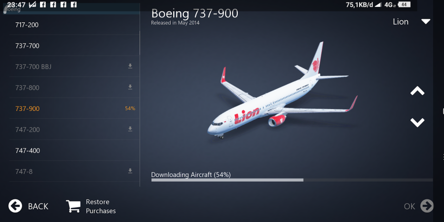 Высота полёта пассажирского самолёта Боинг 737-800