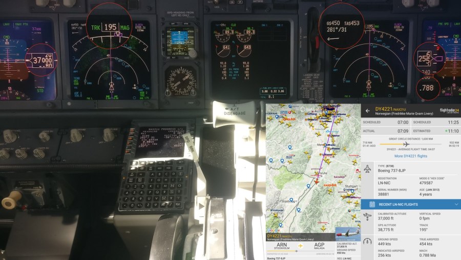 Эшелоны полетов boeing 737 800