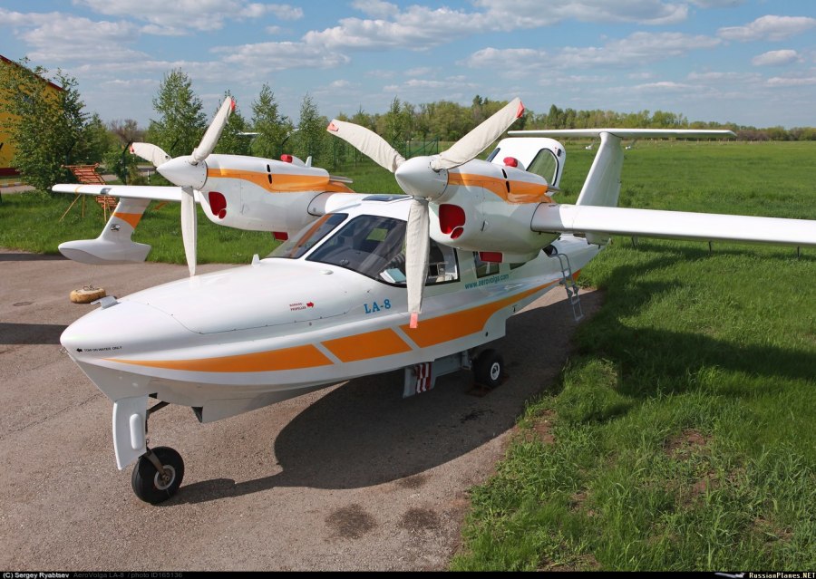 Самолет-амфибия л-42 "Чайка"