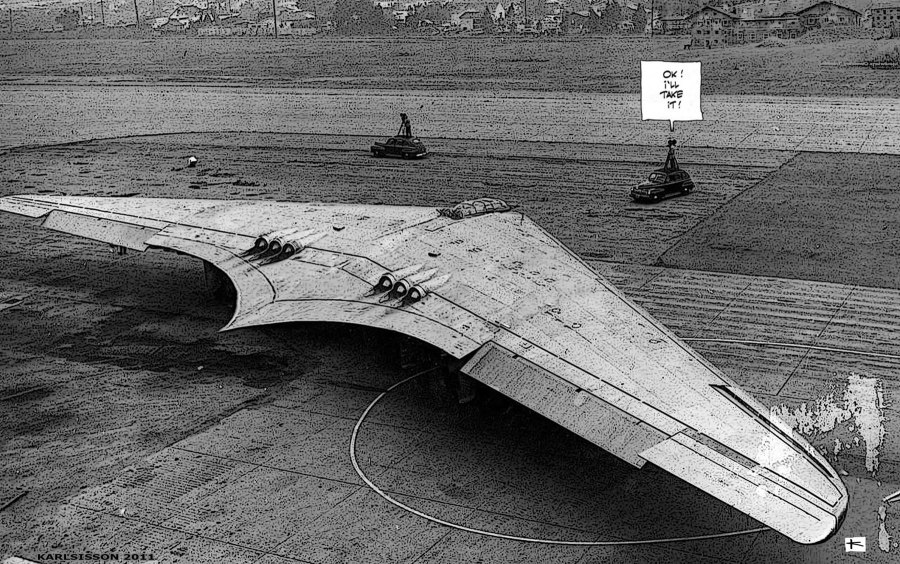 Самолет Northrop YB-49