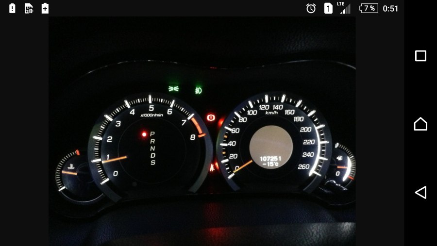 Honda Accord 8 приборная панель