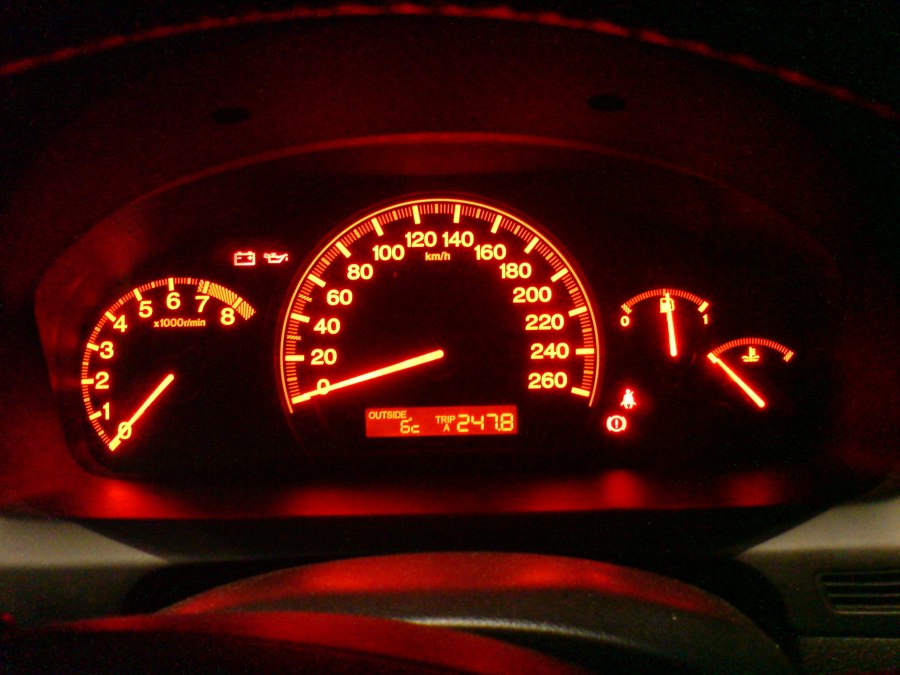 Honda Accord 7 панель приборов