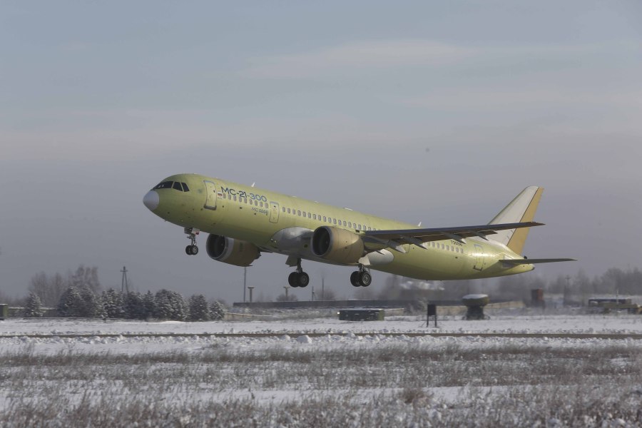 Самолет МС-21-300 салон