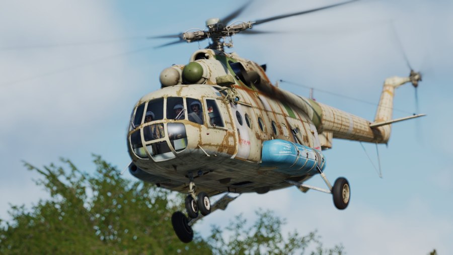Вертолёт ми-8 ООН