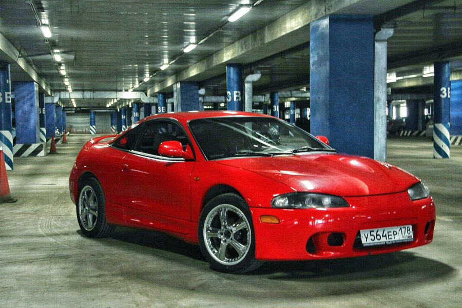 Mitsubishi Eclipse синий