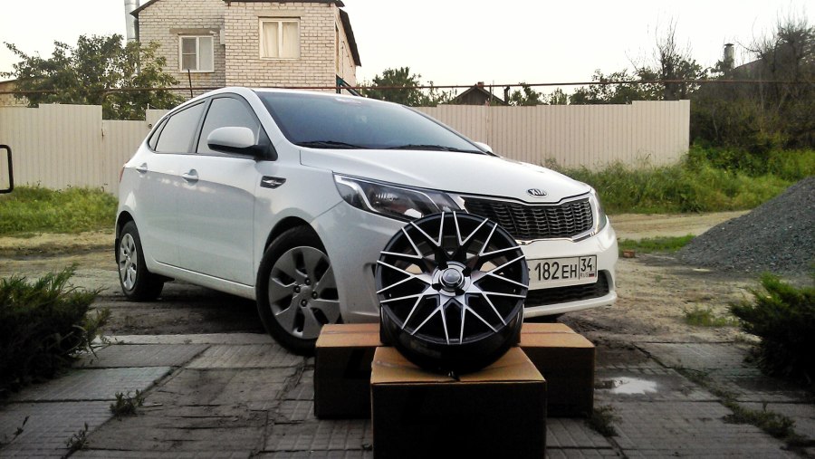 Kia Rio 4 на 16 дисках