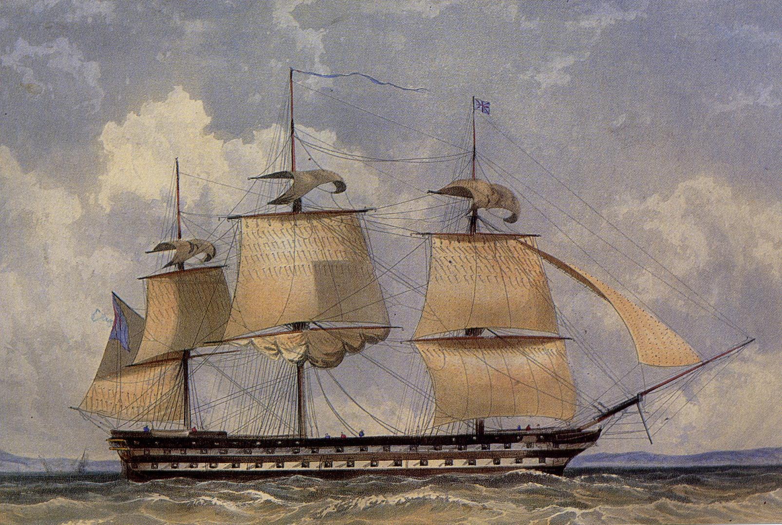 Линейный фрегат. Селафаил (линейный корабль, 1840). Фрегат «Koenig von Preussen», 1750.