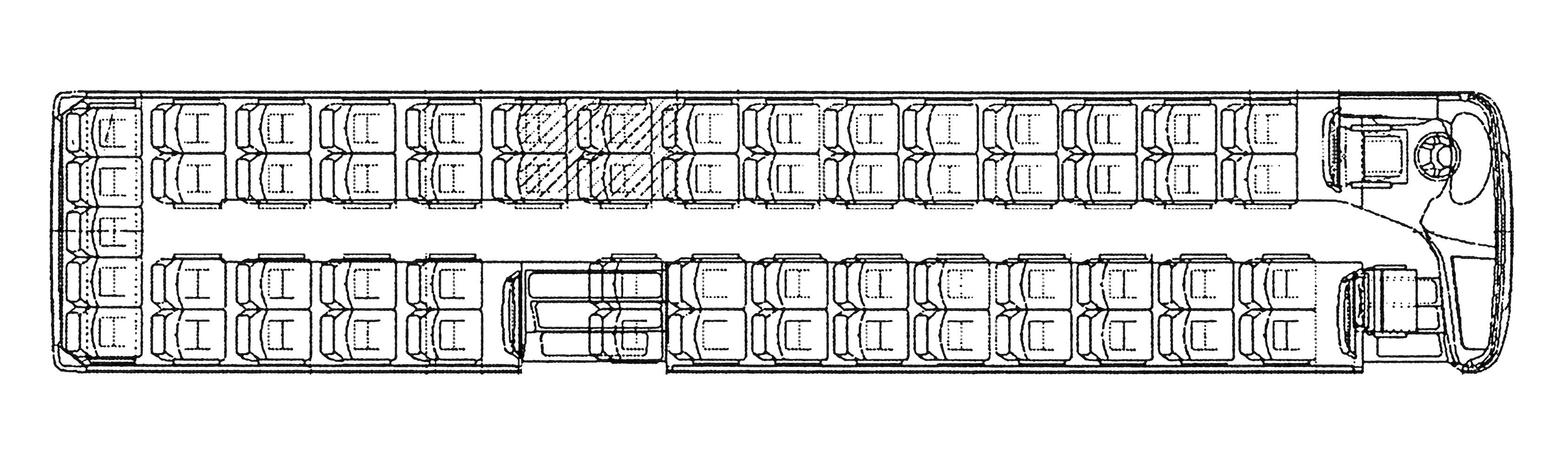 Схема мест в автобусе скания